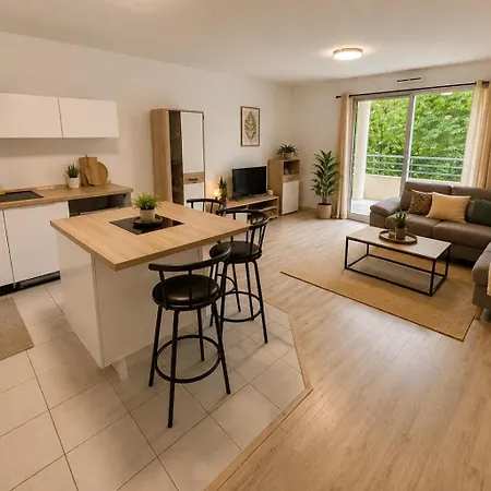 Apartamento T3 Cosy Avec Balcon Sur Le Ruisseau *